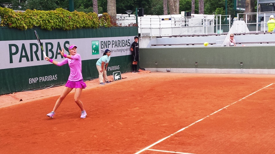 Zhuk vs. Naikhta Bains, 1st round Roland Garros.